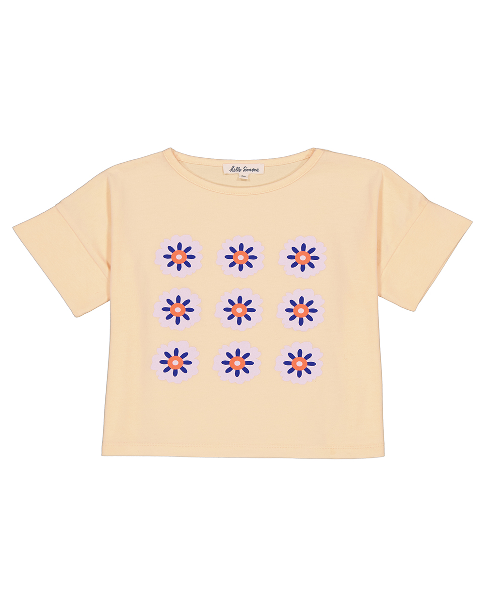 [HELLO SIMONE] Crop t-shirt Apricot Sorbet