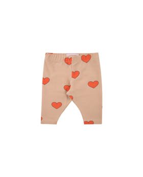 [TINY COTTONS] &quot;HEART&quot; PANT (NUDE/RED)