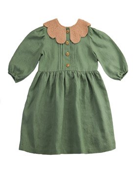 [KALINKA KIDS] Cordelia Dress / Green