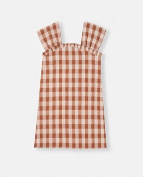 [JELLYMADE] DRESS AORTAIC /RED CHECK [2Y,3Y]