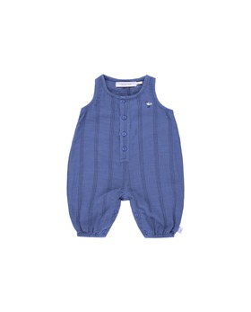 [TINY COTTONS] BIRD RELAXED ONE-PIECE /iris blue/ink blue [12M]