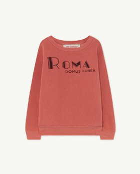 [TAO] F21006_121_FG /Red Roma Bear Kids+ Sweatshirt [3Y, 4Y, 6Y]