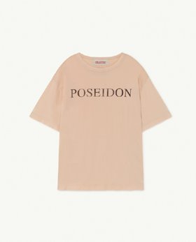 [TAO] F21002_011_FB /Soft Pink Poseidon Rooster Oversize Kids T-Shirt [4Y, 6Y]