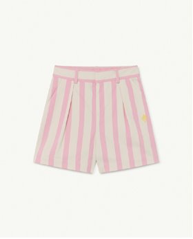 [TAO] F21131_009_EQ /White Stripes Monkey Kids Trousers [10Y]