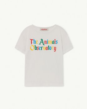 [TAO] F21001_009_FI /White The Animals Rooster Kids+ T-Shirt [3Y]