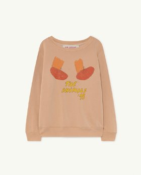 [TAO] F21006_011_EV /Soft Pink Feet Bear Kids+ Sweatshirt [3Y, 4Y, 8Y, 14Y]