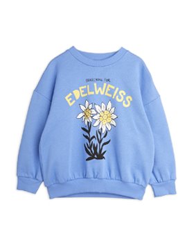 [MINIRODINI] Edelweiss sp sweatshirt/Blue [3Y/98, 4Y/104, 6Y/116, 8Y/128]