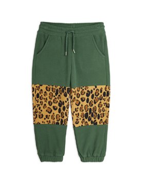 [MINIRODINI] Fleece panel trousers/green [8Y/128]