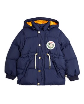 [MINIRODINI] Polar bear patch puffer jacket/Navy
