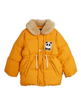 [MINIRODINI] Panda puffer jacket/Orange