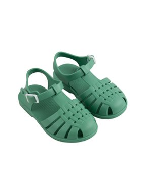 [TINYCOTTONS] JELLY SANDALS /soft green [25,27]