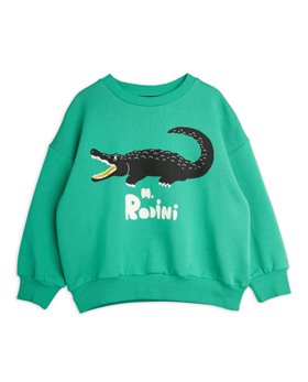 [MINIRODINI] Crocodile sp sweatshirt /Green [80/86, 92/98, 104/110, 116/122, 128/134, 140/146]