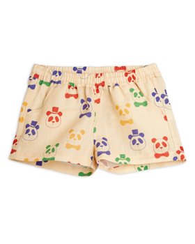 [MINIRODINI] Panda woven shorts /Beige [128/134]