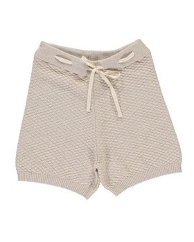 [LIILU] Knit Shorts /Beige Mélange [4Y, 6Y]