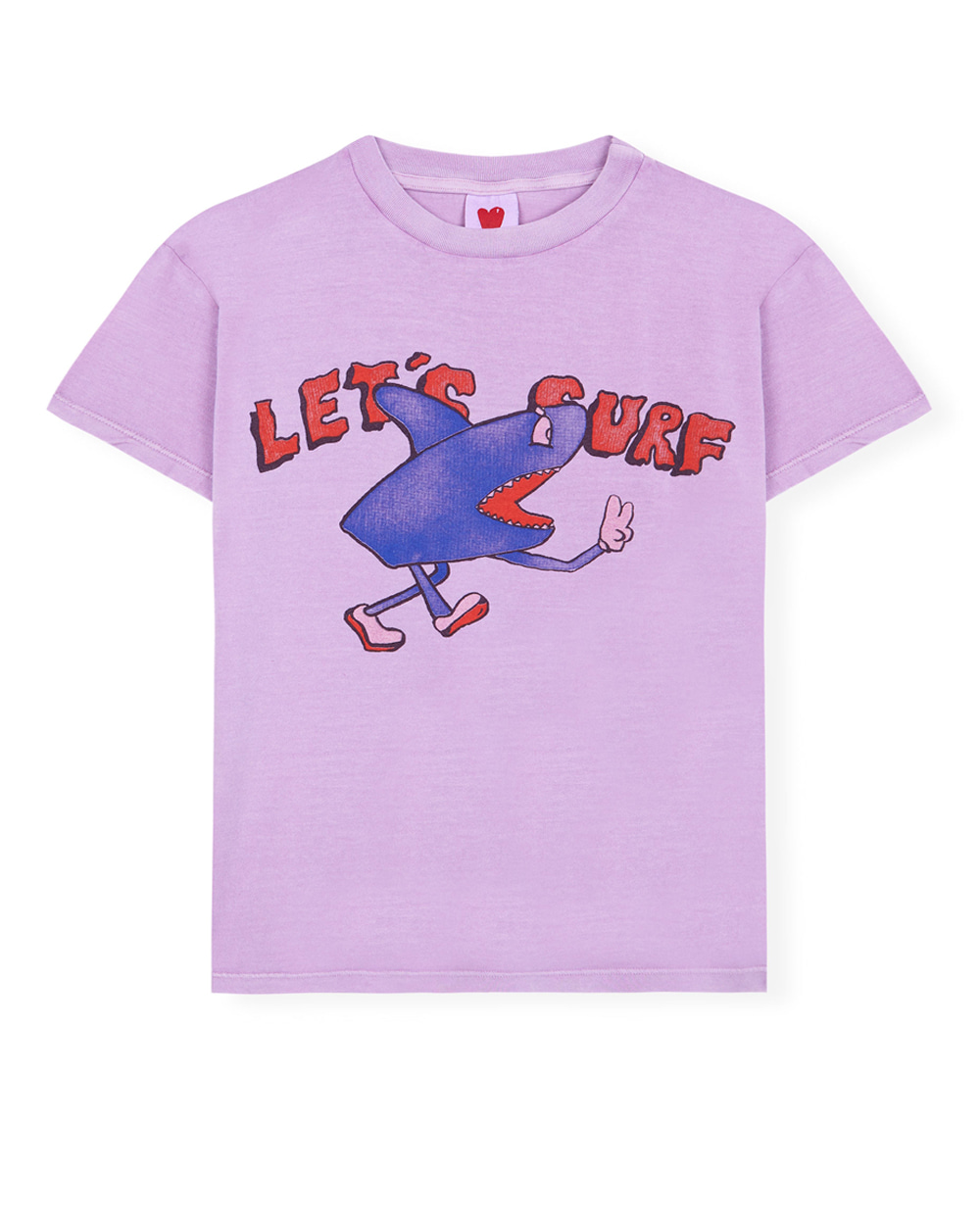 [FRESH DINOSAURS]Let´s Surf Violet T-shirt