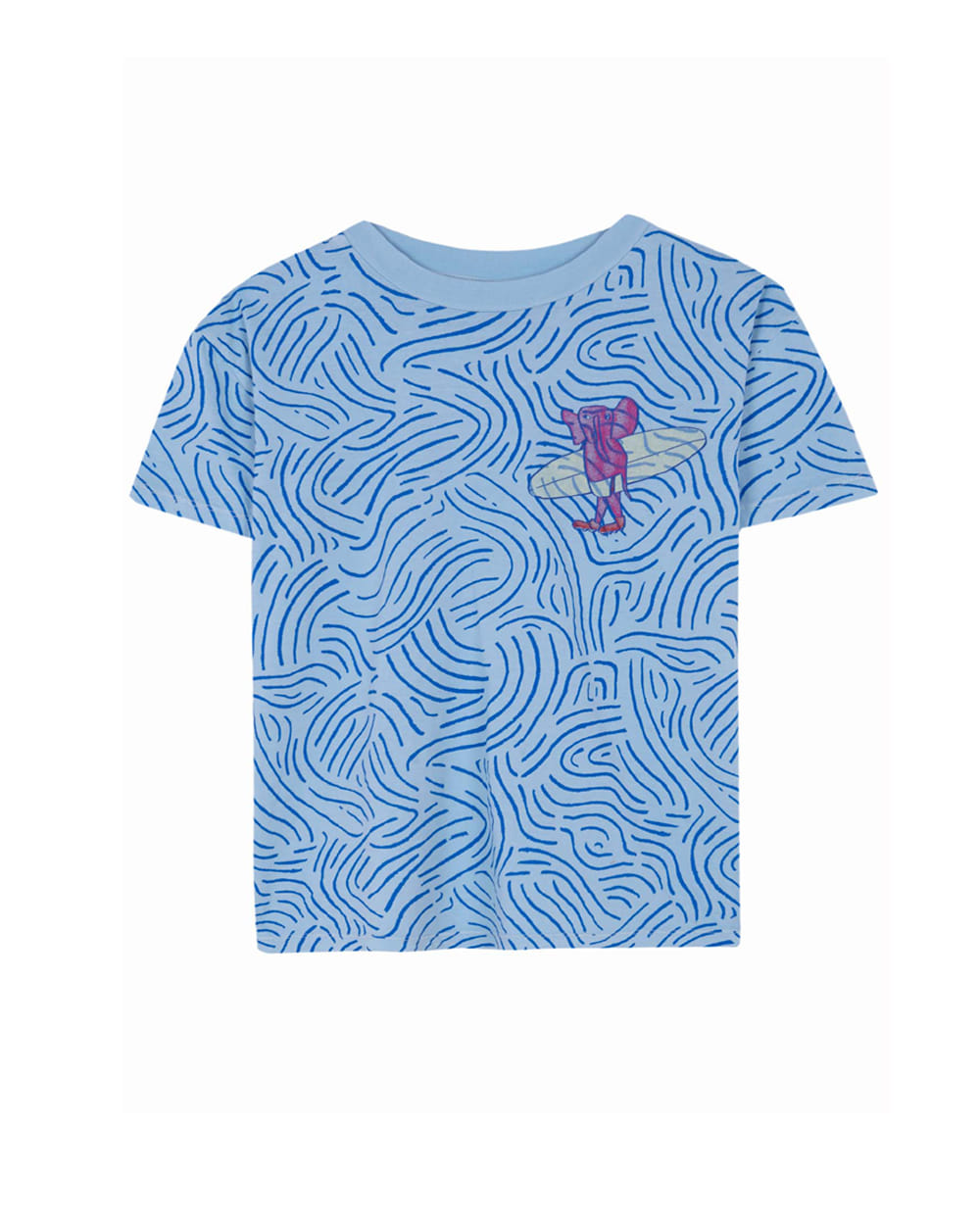 [FRESH DINOSAURS]Waves T-shirt (3Y)