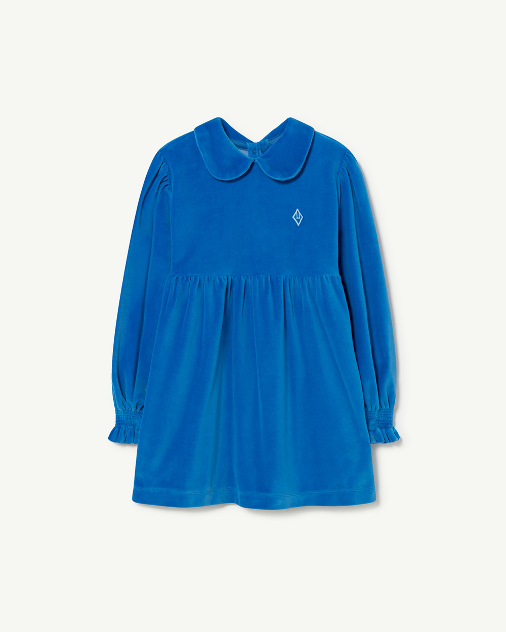 [TAO]F22012-227_CE /MOUSE KIDS DRESS Blue_Logo [4Y,6Y,8Y,12Y]