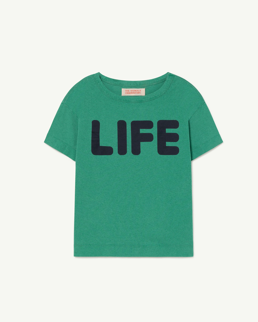 [TAO] F22001-206_EG /ROOSTER KIDS+ T-SHIRT Green_Life [3Y,4Y]