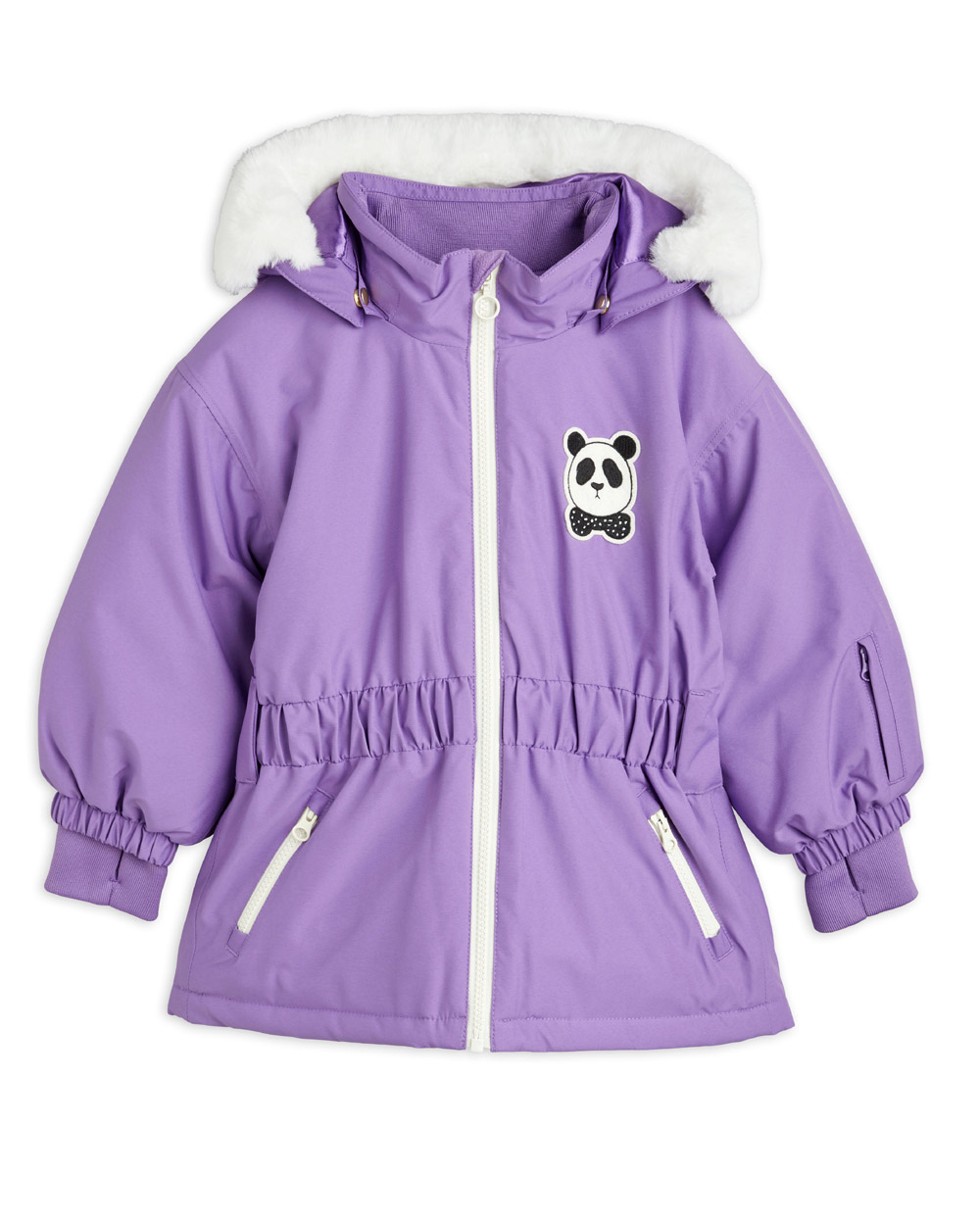 [MINIRODONO]Panda soft ski jacket /Purple [116/122,140/146]