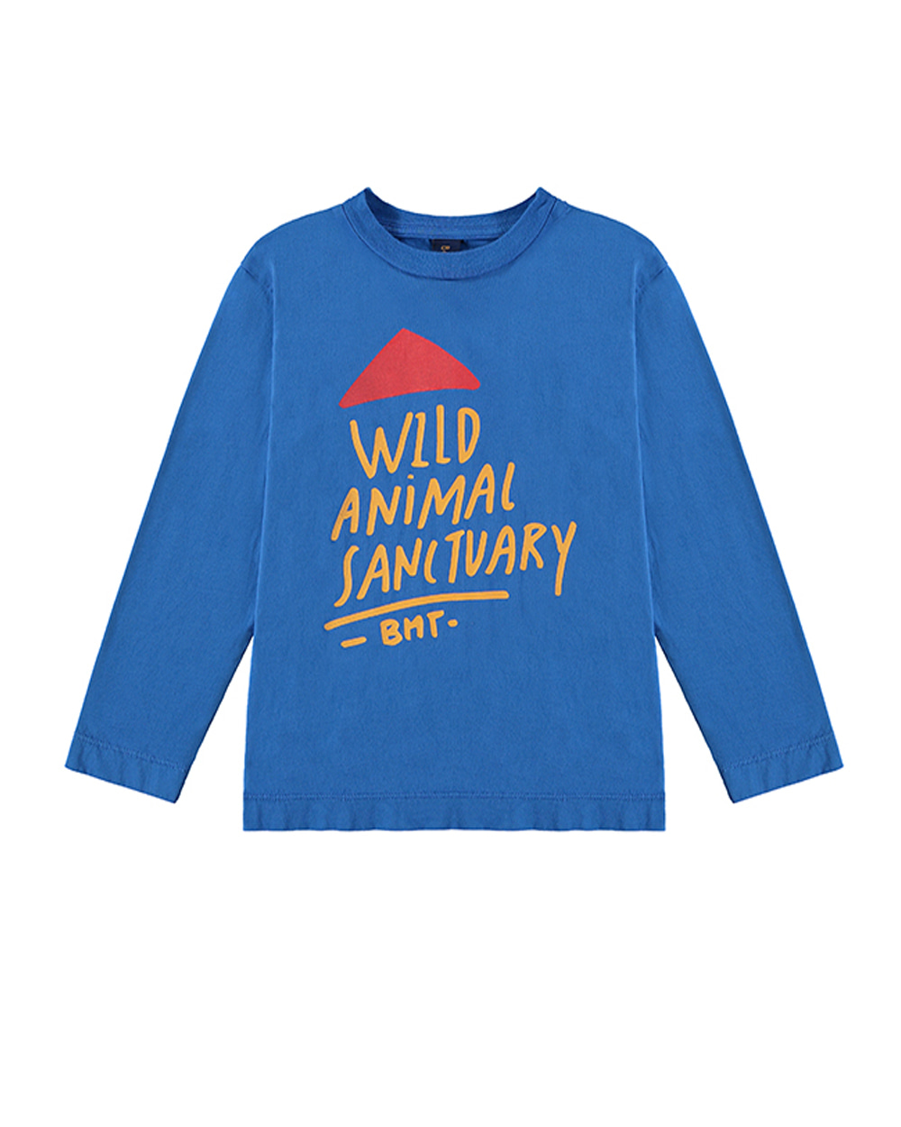 [BONMOT]T-shirt Wild sanctuary /Sea blue [6-7Y]