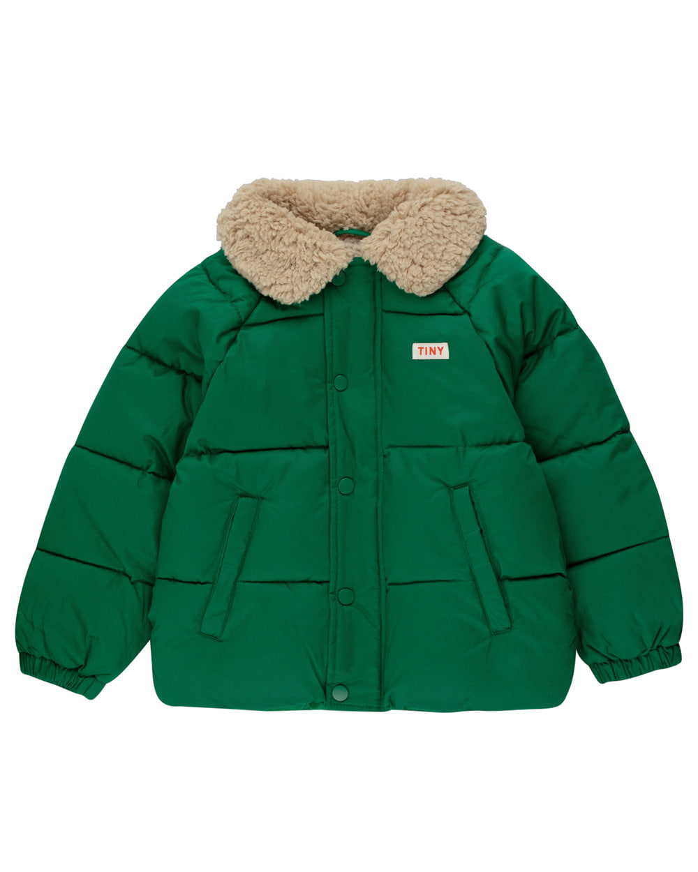 [TINY COTTONS]SOLID PADDED JACKET/grass green [12Y]