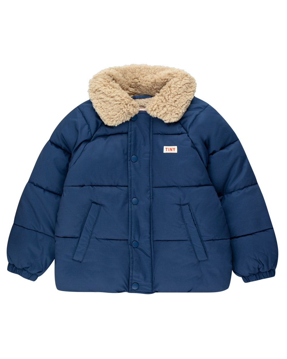 [TINY COTTONS]SOLID PADDED JACKET/light navy [12Y]