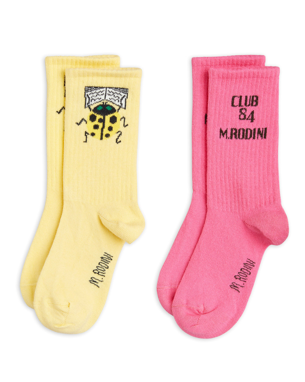 [ MINIRODINI] Ladybird 2-pack socks [24/27]