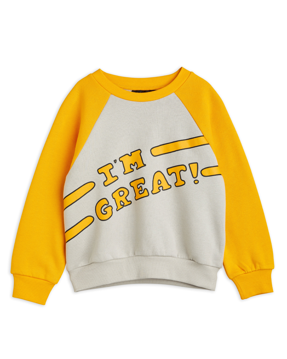 [MINIRODINI]I am great SP sweatshirt /Orange [104/110, 116/122, 128/134, 140/146]