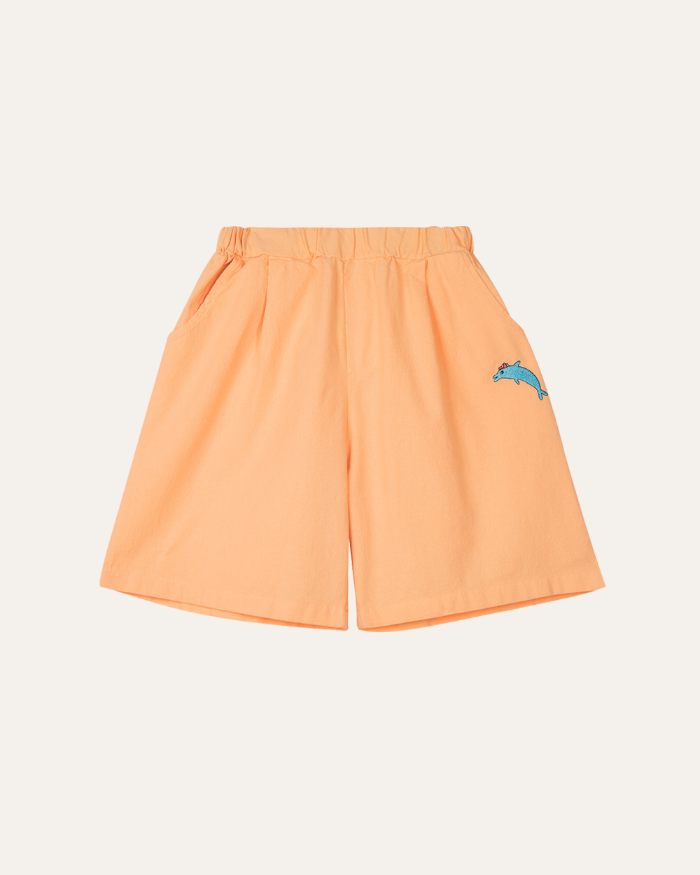 [ THE CAMPAMENTO ] DOLPHIN EMBROIDERY SHORTS
