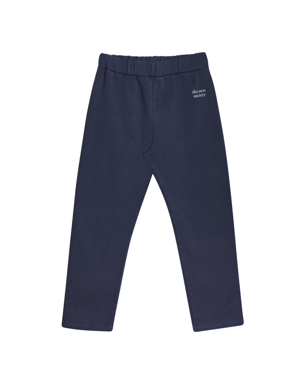 [ THE NEW SOCIETY ] Flock Organic Cotton Logo Joggers / Navy blue [6Y, 8Y]