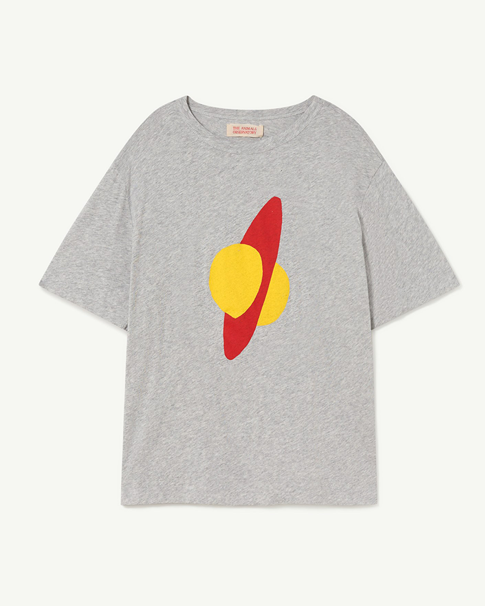 [TAO] F23019-208_EB / ROOSTER  OVERSIZE KIDS T-SHIRT Grey [3Y, 8Y, 10Y]