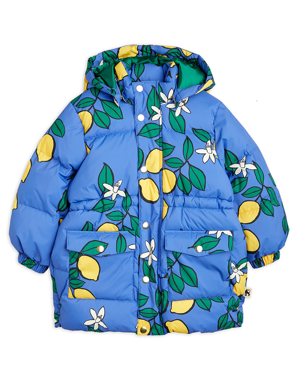 [MINIRODINI] Lemons aop heavy puffer jacket