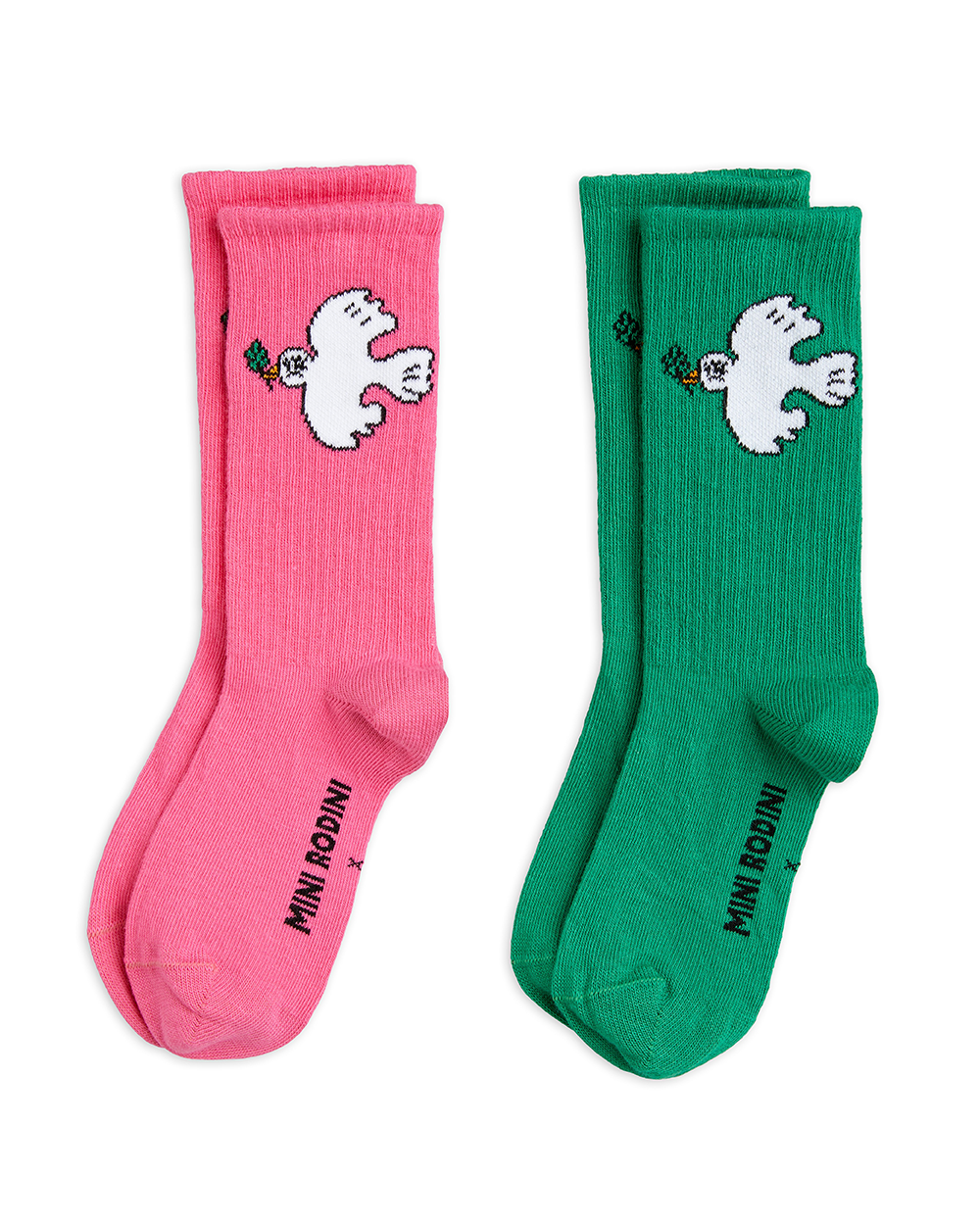 [MINIRODINI] Peace dove 2-pack socks