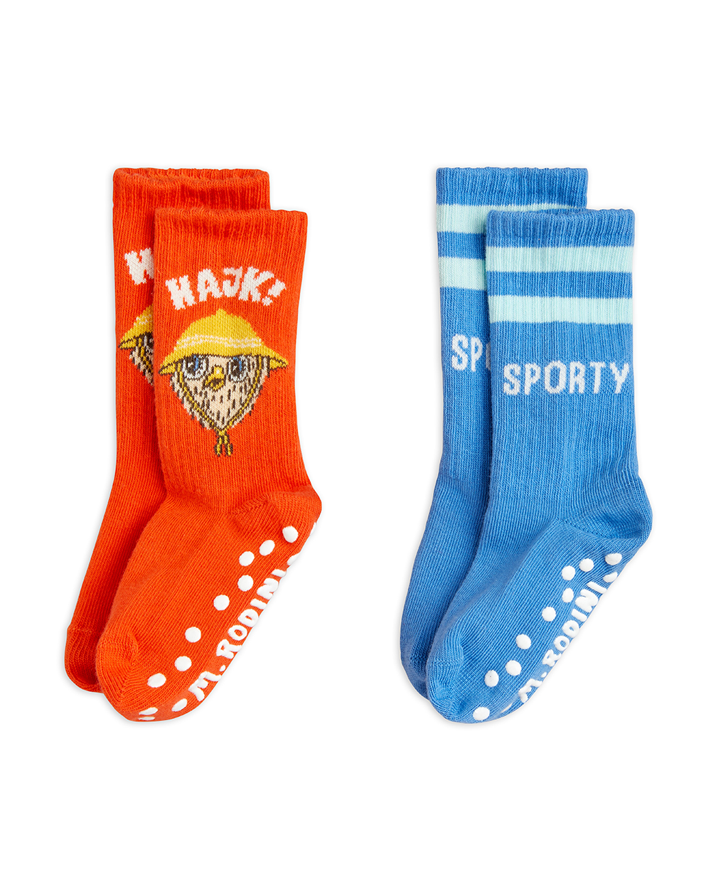 [MINIRODINI] Hike anti-slip 2-pack socks