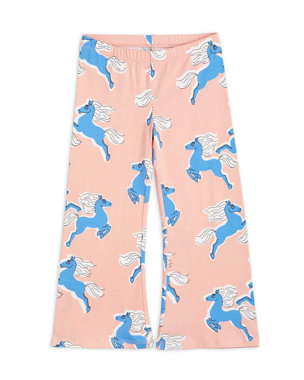 [MINIRODINI]Horses aop flared trousers /Pink [128/134]